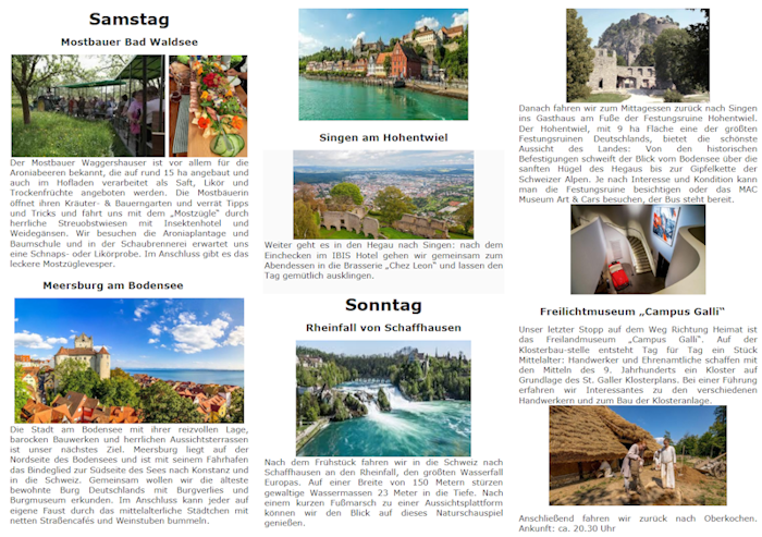 Einladung Ausflug 2025